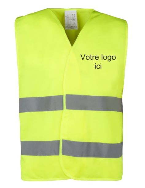 Gilet jaune publicitaire